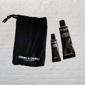 🆕 Grown Alchemist mini lip balm & hand cream in pouch